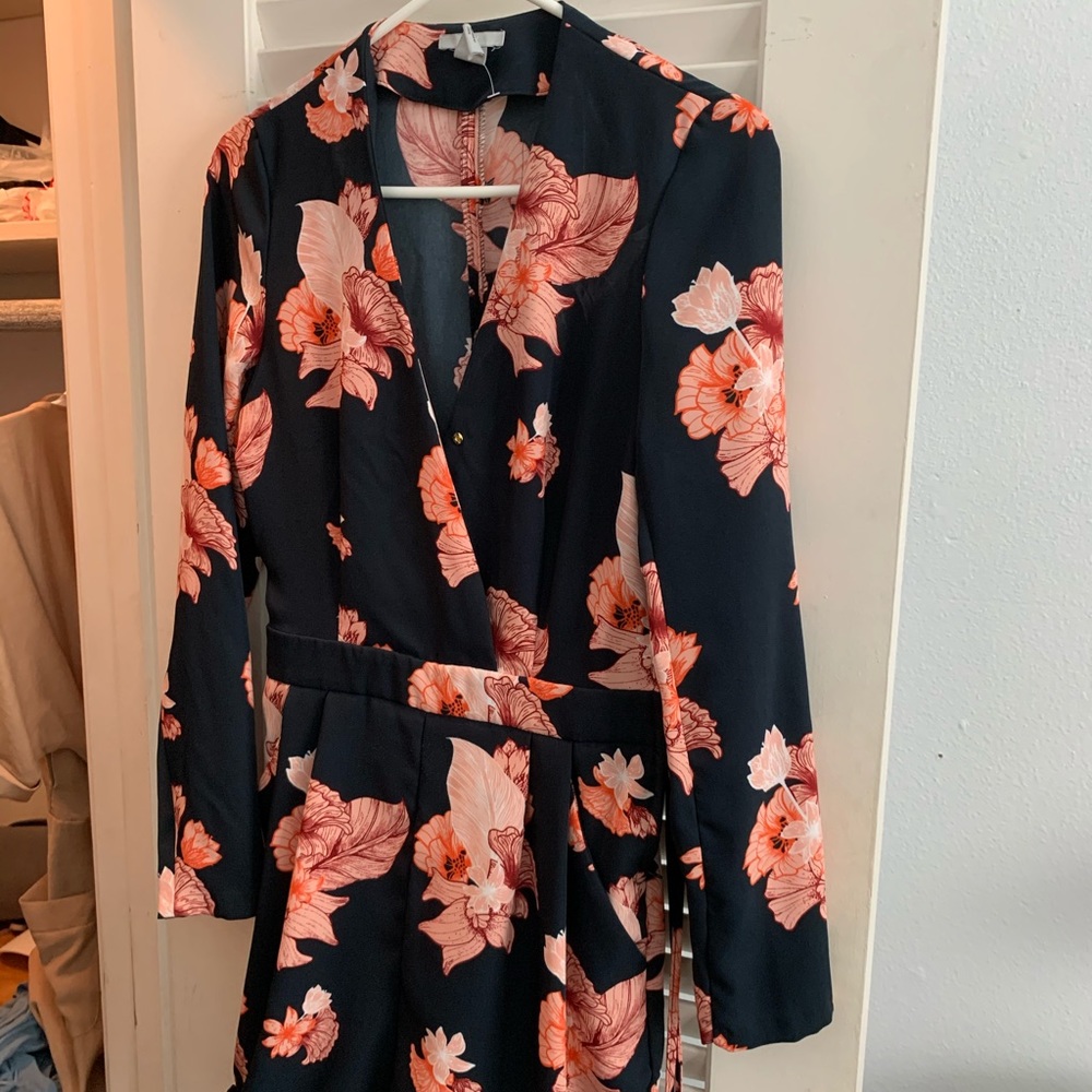 H&M floral romper size 6